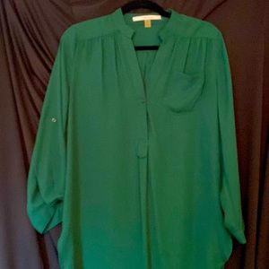 41 Hawthorn blouse,  size medium,  green
